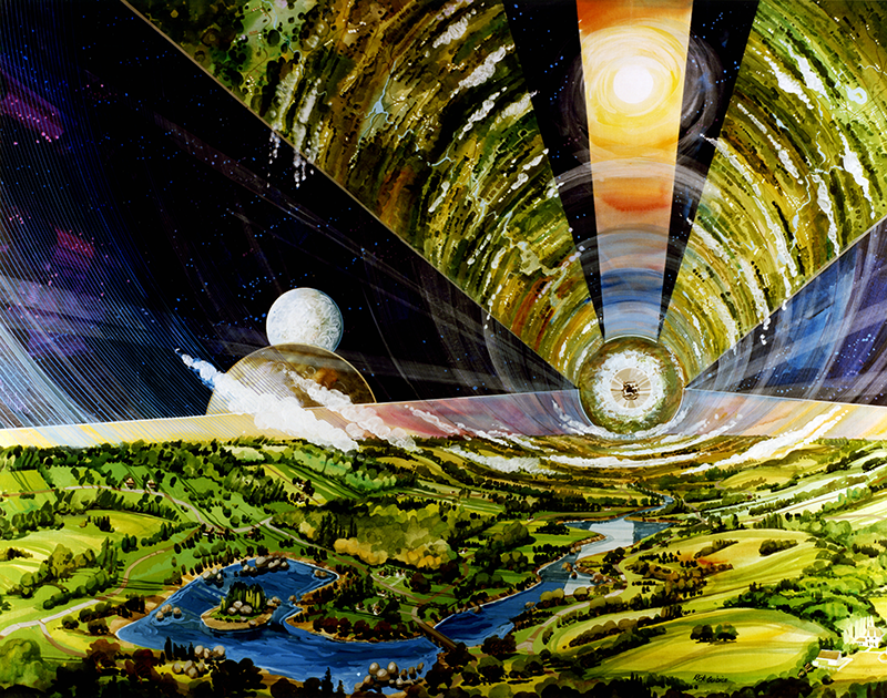 Space Habitat by Rick Guidice