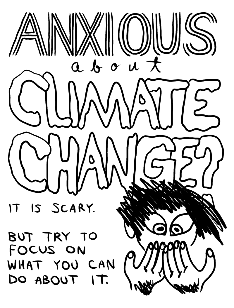 Anxious about Climate Change? comic by Will Cardini page 1