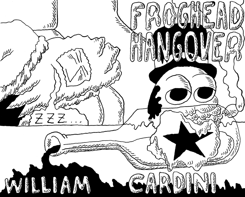 Froghead Hangover comic cover