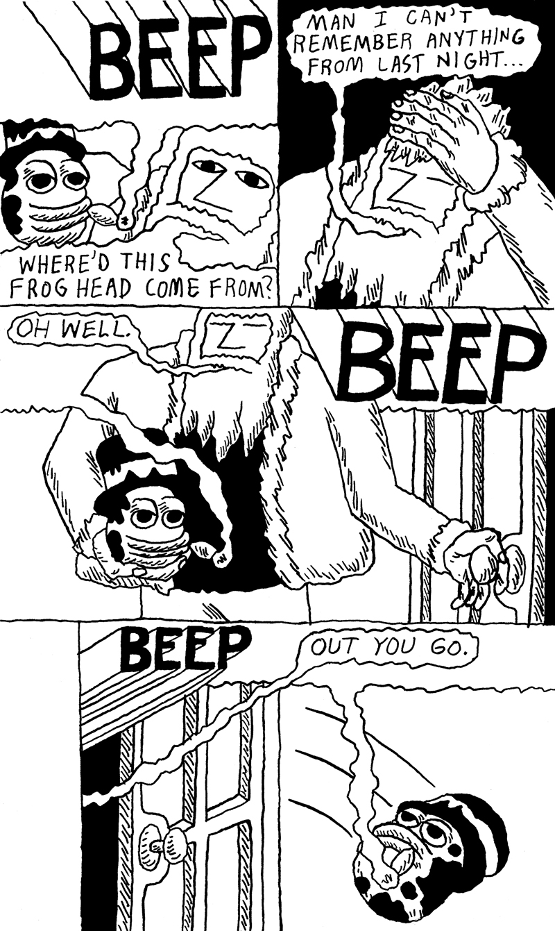 Froghead Hangover page 3