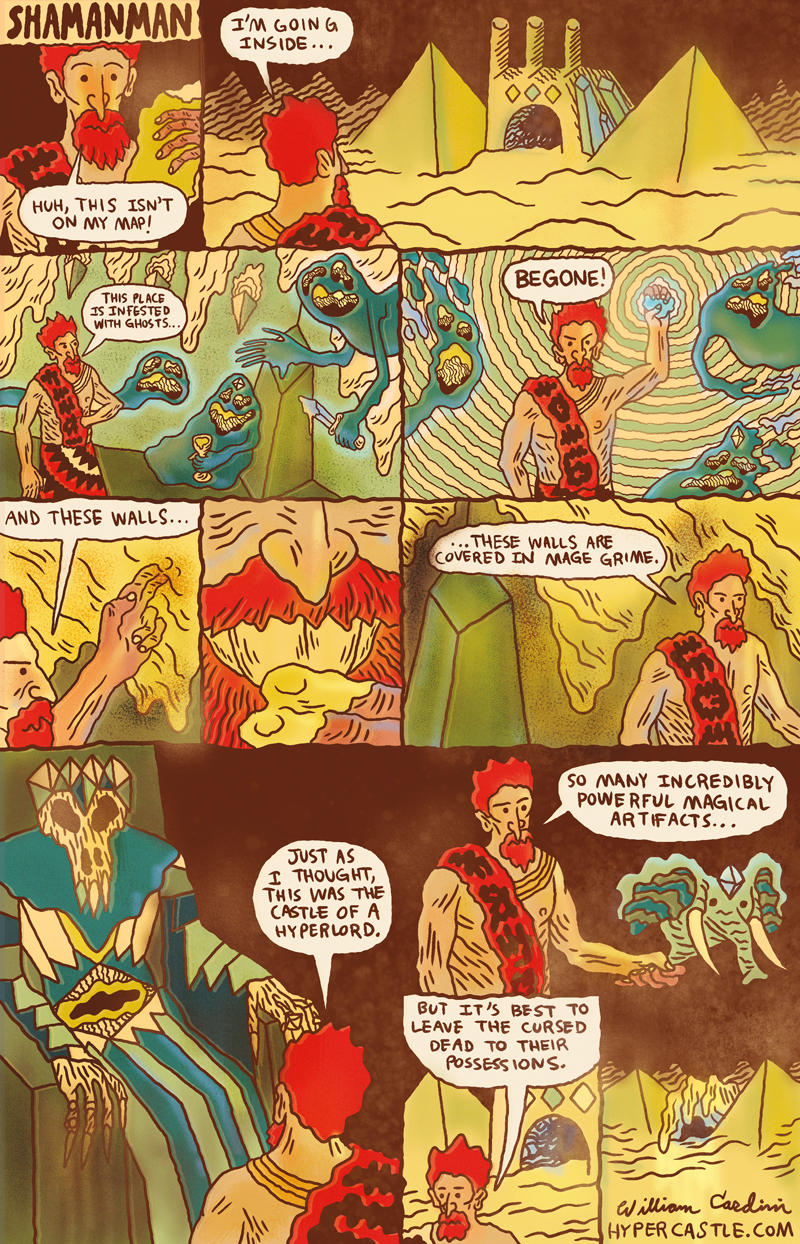 Hyperlord comic by Will Cardini and colored by Josh Burggraf