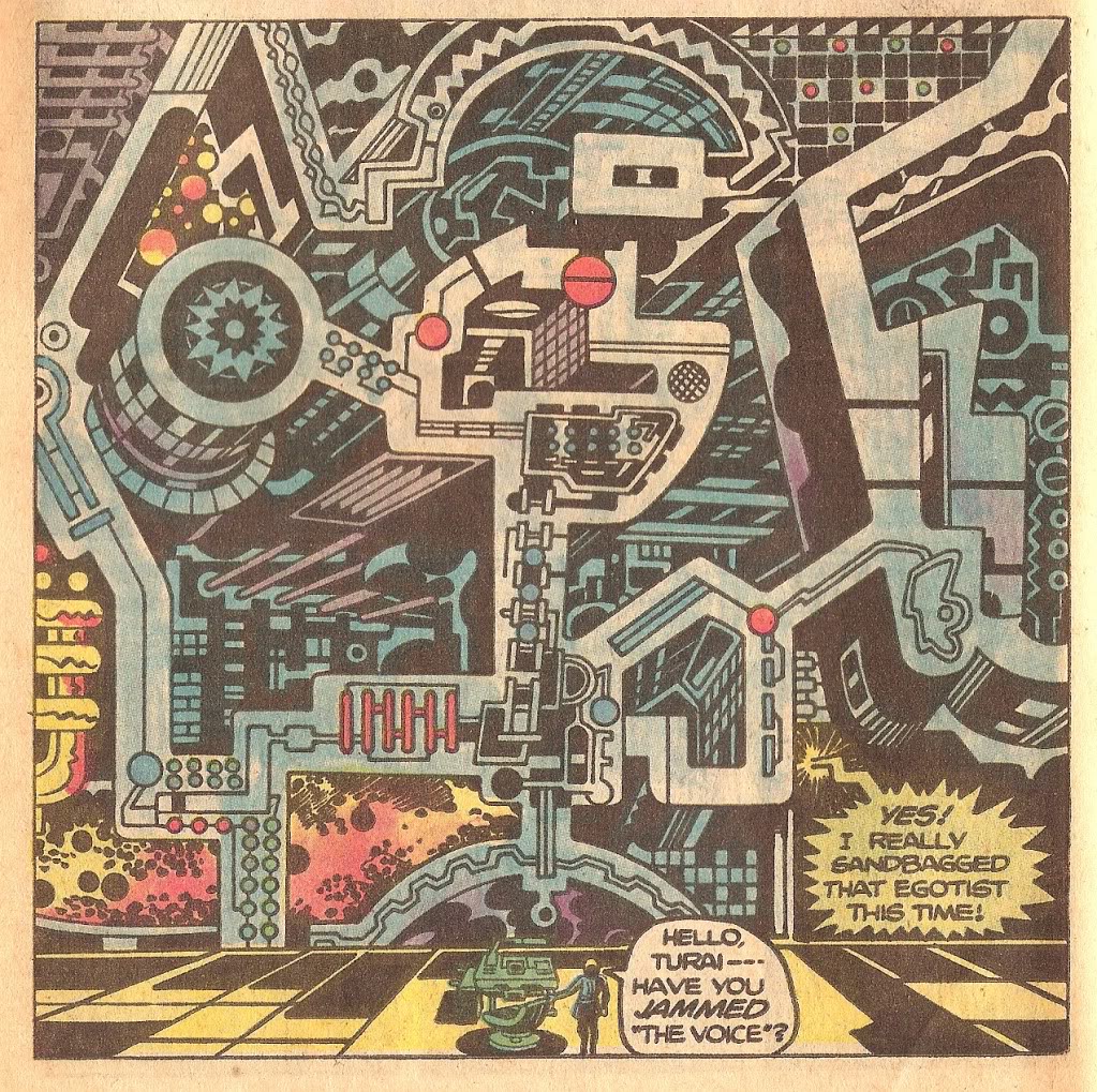Jack Kirby panel from Captain Victory and the Galactic Rangers