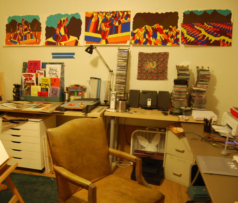 The East Wall of my Studio after Cleaning