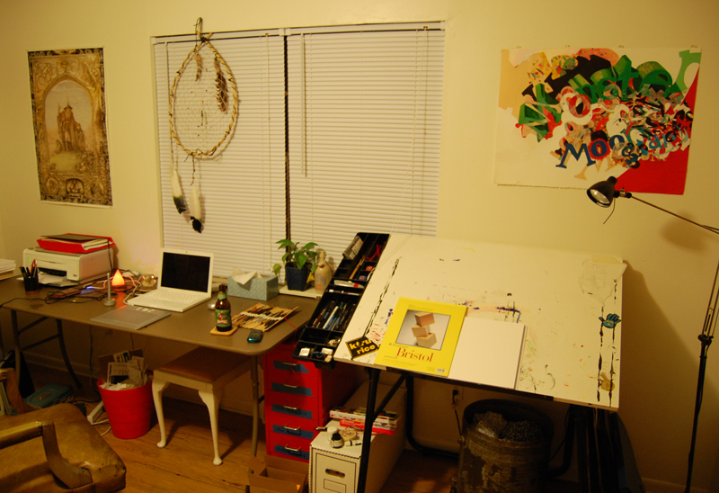 The South Wall of my Studio after Cleaning