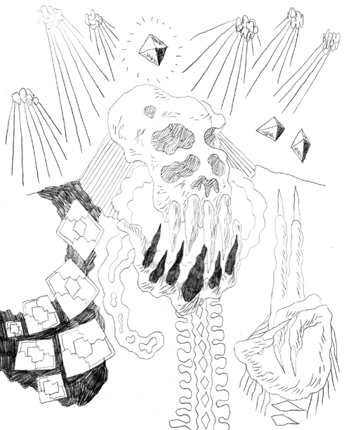 Pencil Hyperlord Skull