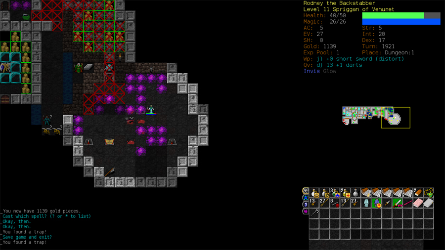 Dungeon Crawl Stone Soup Tiles Mode