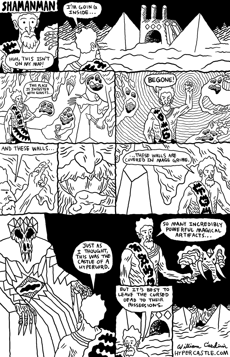 The Castle of the Hyperlord comic