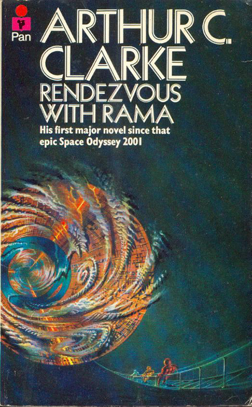 Rendezvous with Rama by Arthur C Clarke, cover artist not credited