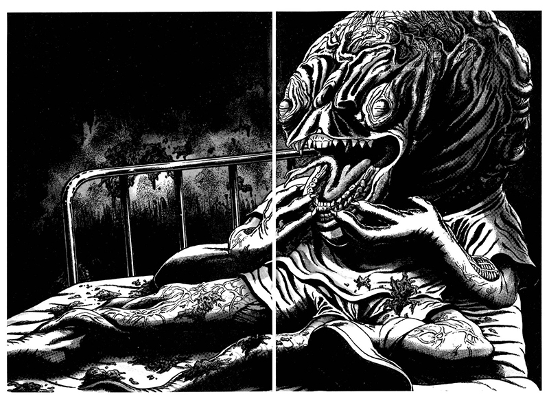 Umezu Kazuo monster drawing