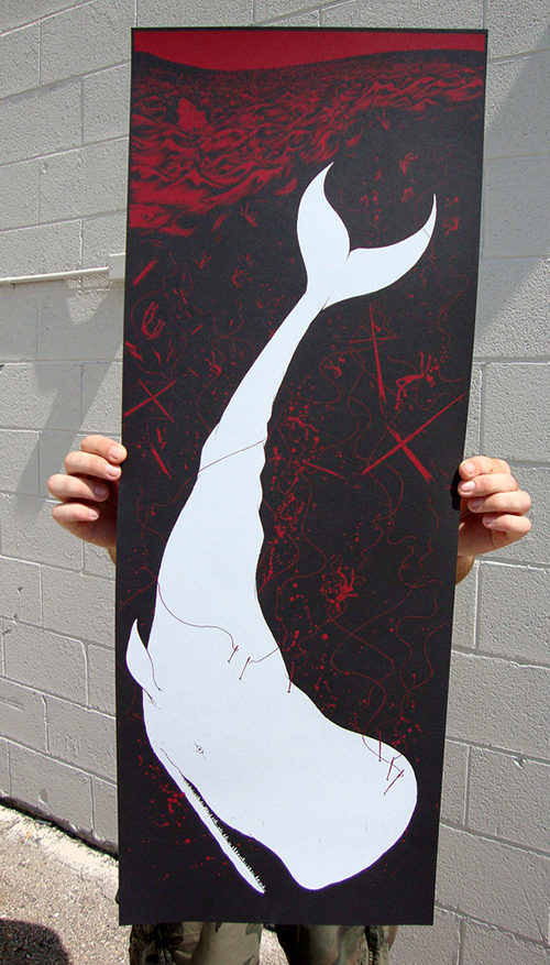 Tom Neely two-color Moby Dick print by VGKids