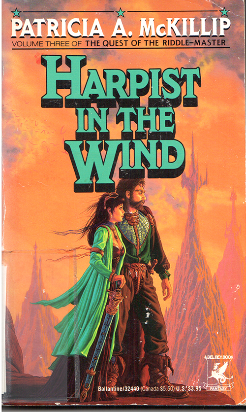 Harpist in the Wind by Patricia McKillip cover by Darrell K Sweet