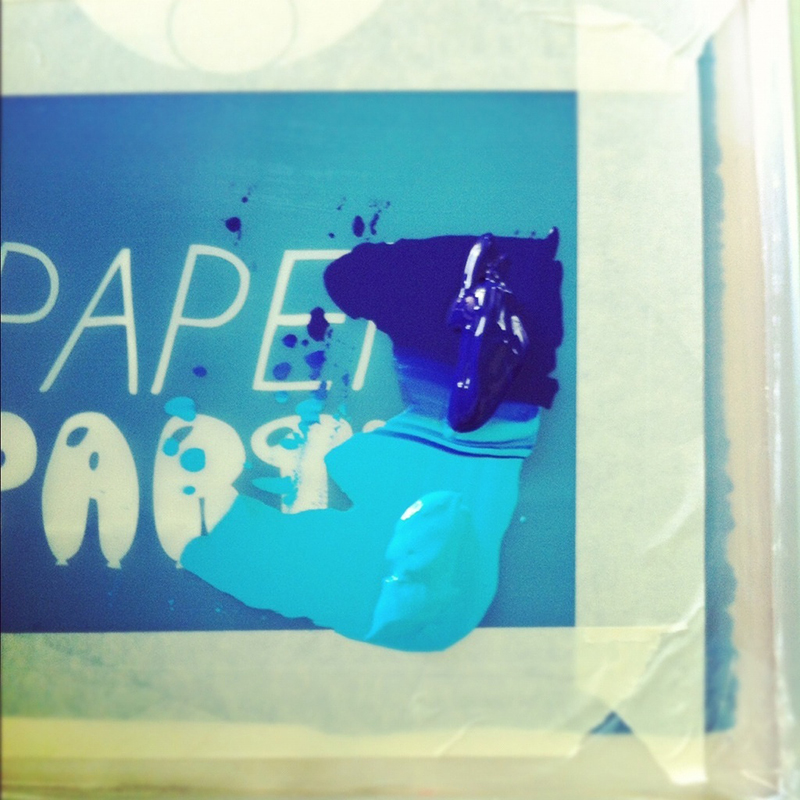 Paper Party screenprinting picture