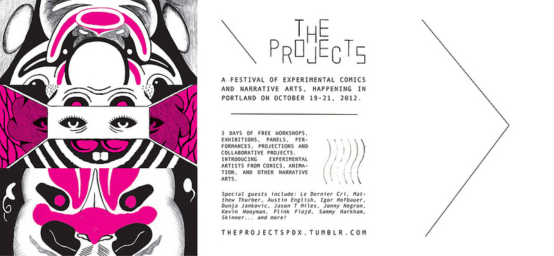 The Projects postcard
