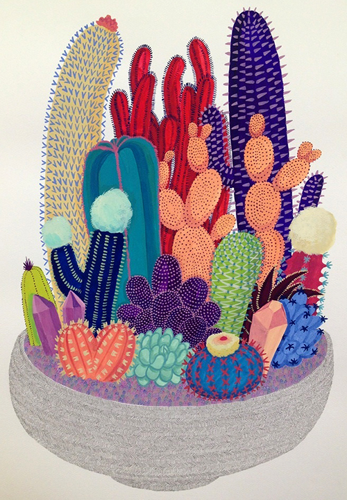 Crystal Cactus by Melinda Tracy Boyce