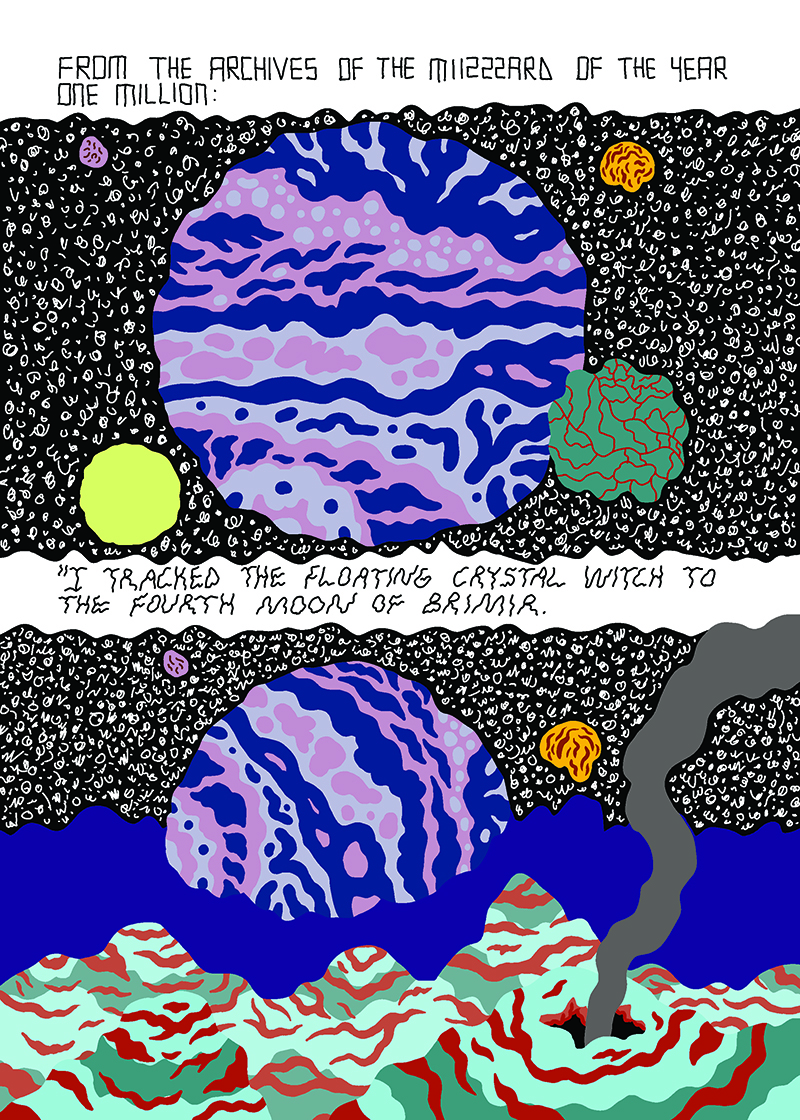 The Miizzzard of the Year One Million ATTACKS the Moon Base of the Floating Crystal Witch Page 1