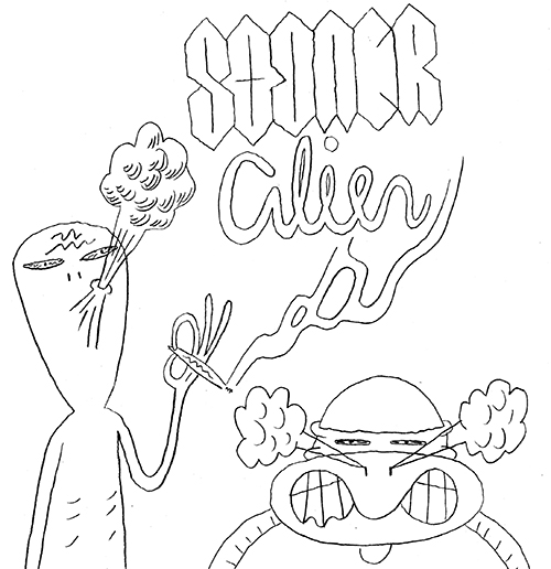 Stoner Alien fan art