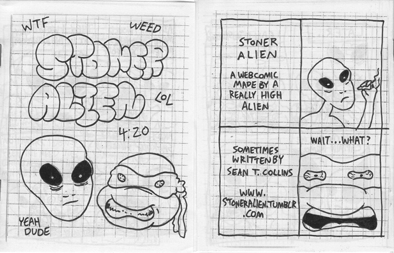 Origin of Stoner Alien minicomic