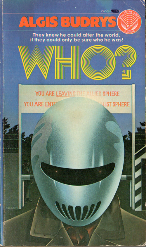 Who by Algis Budrys, cover by Bob Giusti