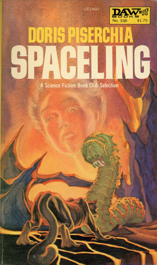 Spaceling by Doris Piserchia, cover art by George Barr