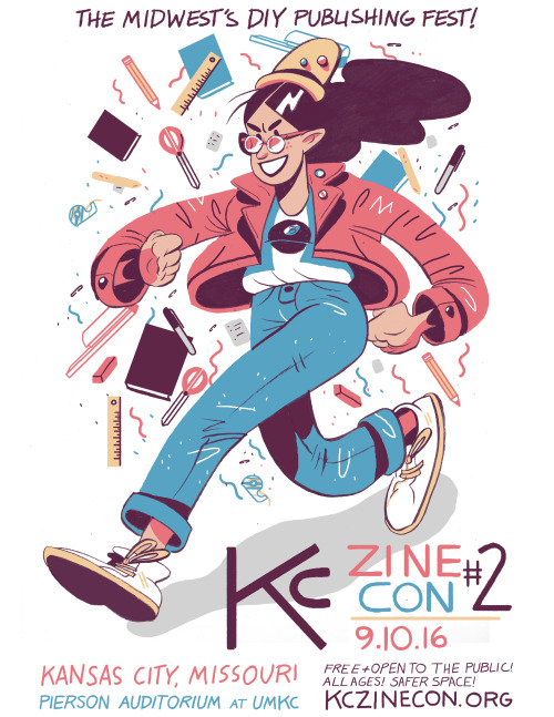 KC Zine Con 2 will be in Pierson Auditorium at The University of Missouri, Kansas City, MO 64110