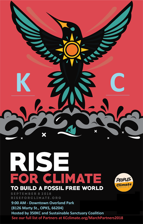 KC Rise for Climate poster